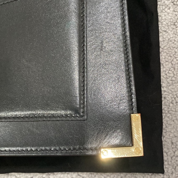 The Kooples medium black leather Emily Bag - Picture 9 of 17